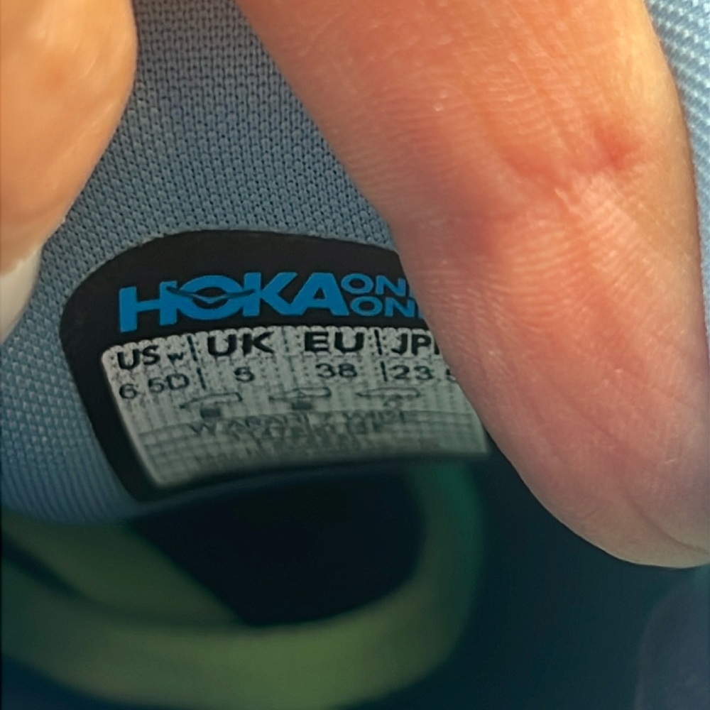 Hoka One Arahi 7 Women Shoes Sneakers Blue Running Gym Walking Size 6.5 - Picture 14 of 17